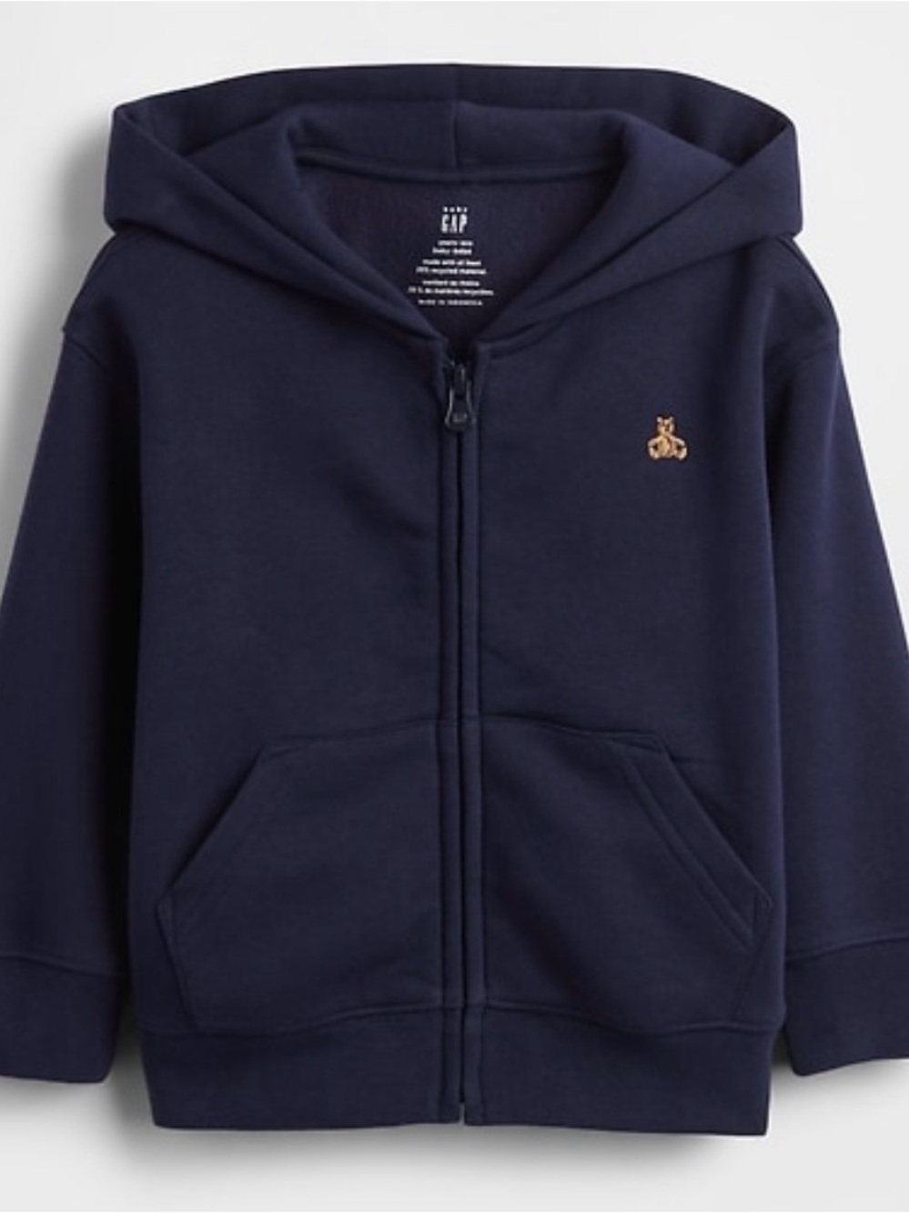 GAP Navy Kids Zip Hoodie